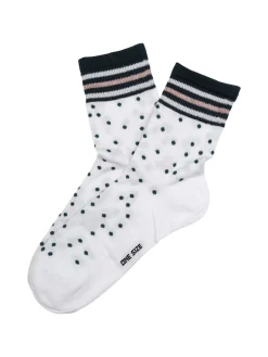 Enrico Coveri Calze da donna midi a pois - bianco