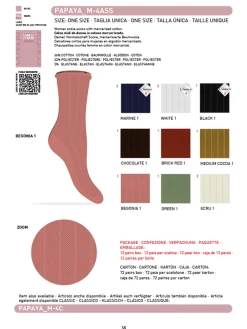 Enrico Coveri Calze donna midi in cotone mercerizzato - marrone