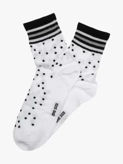 Enrico Coveri Calze donna midi a pois - bianco