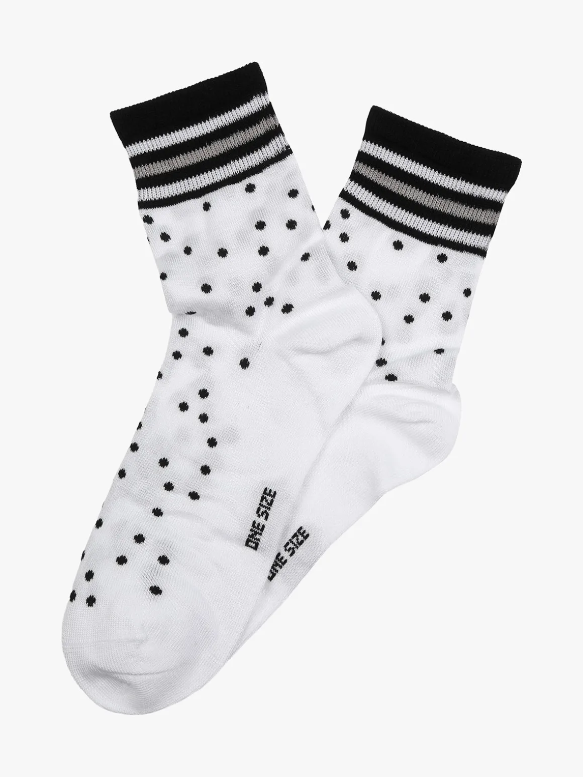 Enrico Coveri Calze donna midi a pois - bianco