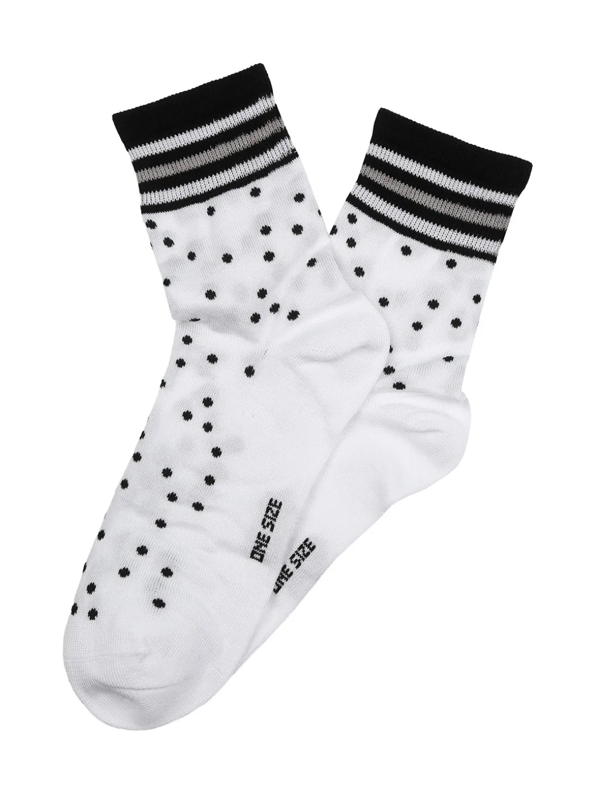 Enrico Coveri Calze donna midi a pois - bianco