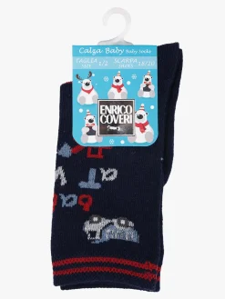 Enrico Coveri Calze lunghe da bambino caldo cotone