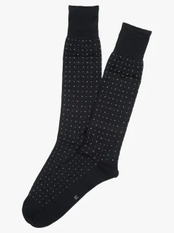 Enrico Coveri Calze lunghe da uomo in filo di scozia con stampe
