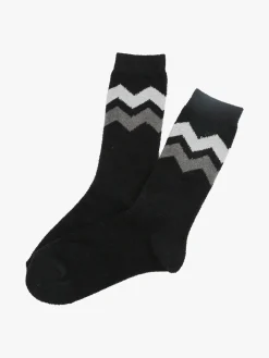 Enrico Coveri Calze midi donna invernali morbide - nero