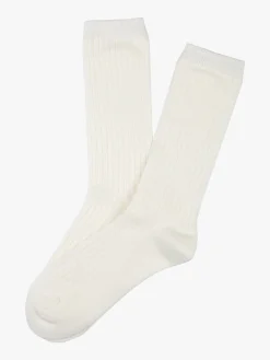 Enrico Coveri Calze midi donna misto lana - bianco