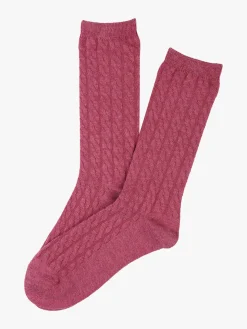 Enrico Coveri Calze midi donna misto lana - fuxia