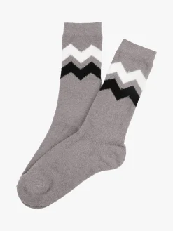 Enrico Coveri Calze midi donna invernali morbide - grigio