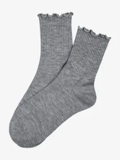 Enrico Coveri Calze midi donna misto lana - grigio