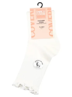 Enrico Coveri Calze midi donna misto lana - blu scuro