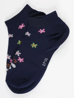 Enrico Coveri Calze salvapiede bambina con fiori