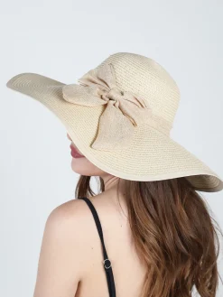 Enrico Coveri Cappello in paglia donna con fiocco
