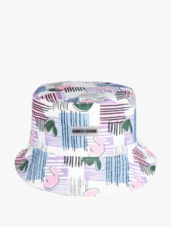Enrico Coveri Cappello unisex da pescatore con stampe