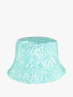 Enrico Coveri Cappello unisex da pescatore con scritte