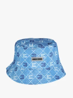 Enrico Coveri Cappello unisex da pescatore con logo