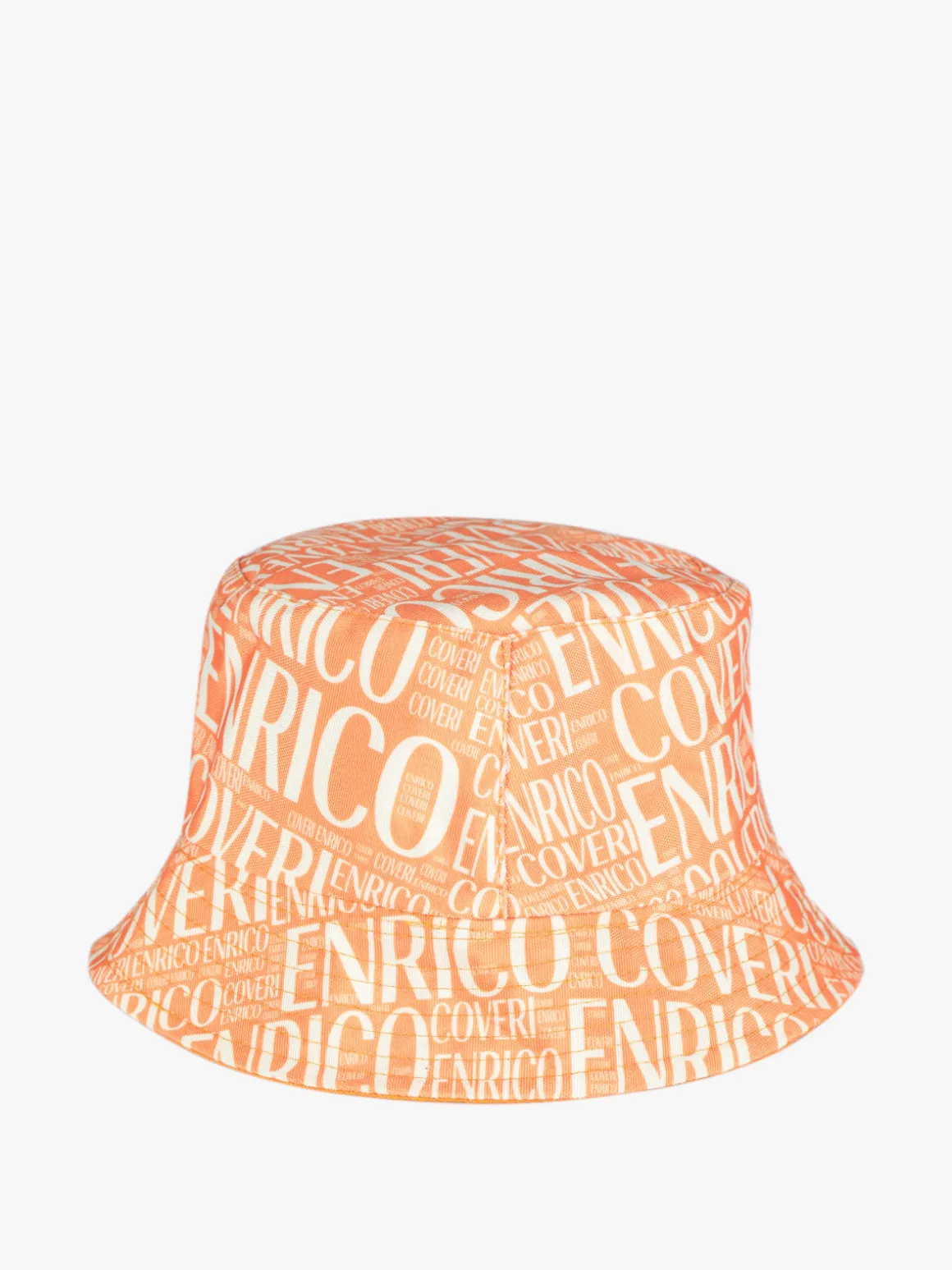 Enrico Coveri Cappello unisex da pescatore con scritte