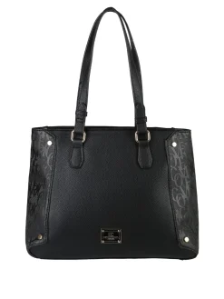 Enrico Coveri Contemporary Borsa a spalla da donna in ecopelle - nero