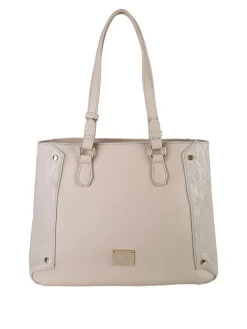 Enrico Coveri Contemporary Borsa a spalla da donna in ecopelle - sabbia
