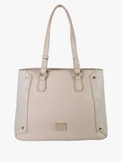 Enrico Coveri Contemporary Borsa a spalla da donna in ecopelle - sabbia
