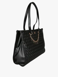 Enrico Coveri Contemporary Borsa donna trapuntata con ciondoli - nero