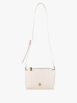 Enrico Coveri Contemporary Borsa mini a tracolla trapuntata - panna