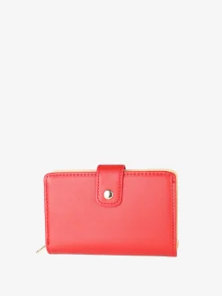 Enrico Coveri Contemporary Portafoglio donna mini in ecopelle - rosso