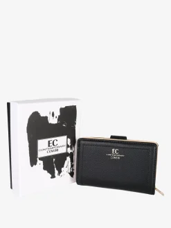 Enrico Coveri Contemporary Portafoglio donna mini in ecopelle - nero