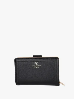 Enrico Coveri Contemporary Portafoglio donna mini in ecopelle - nero
