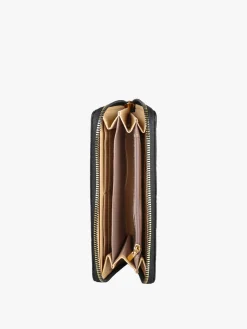 Enrico Coveri Contemporary Portafoglio donna in ecopelle con zip - nero