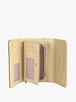 Enrico Coveri Contemporary Portafoglio donna in ecopelle con stampa disegno - naturale