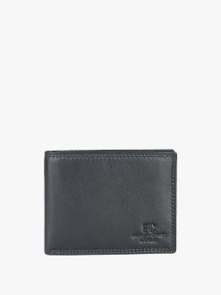 Enrico Coveri Contemporary Portafoglio in pelle da uomo - blu scuro