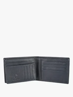Enrico Coveri Contemporary Portafoglio in pelle da uomo - blu scuro