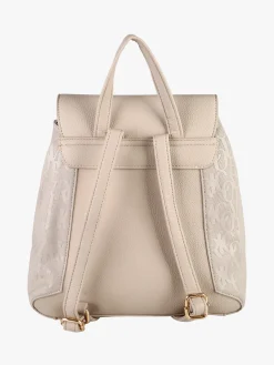 Enrico Coveri Contemporary Zaino donna in ecopelle con patta - sabbia