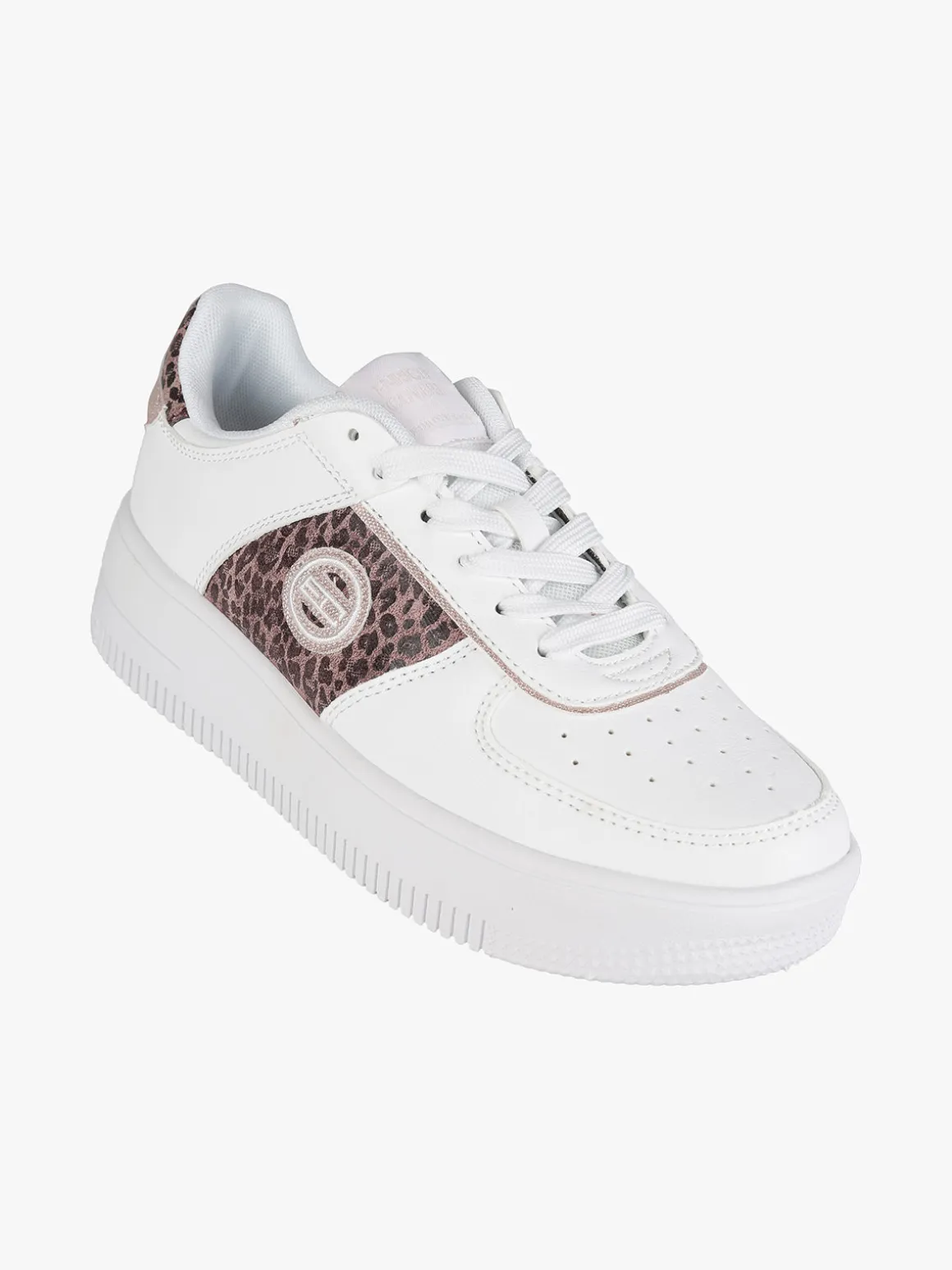 Enrico Coveri Sneakers donna animalier con platform