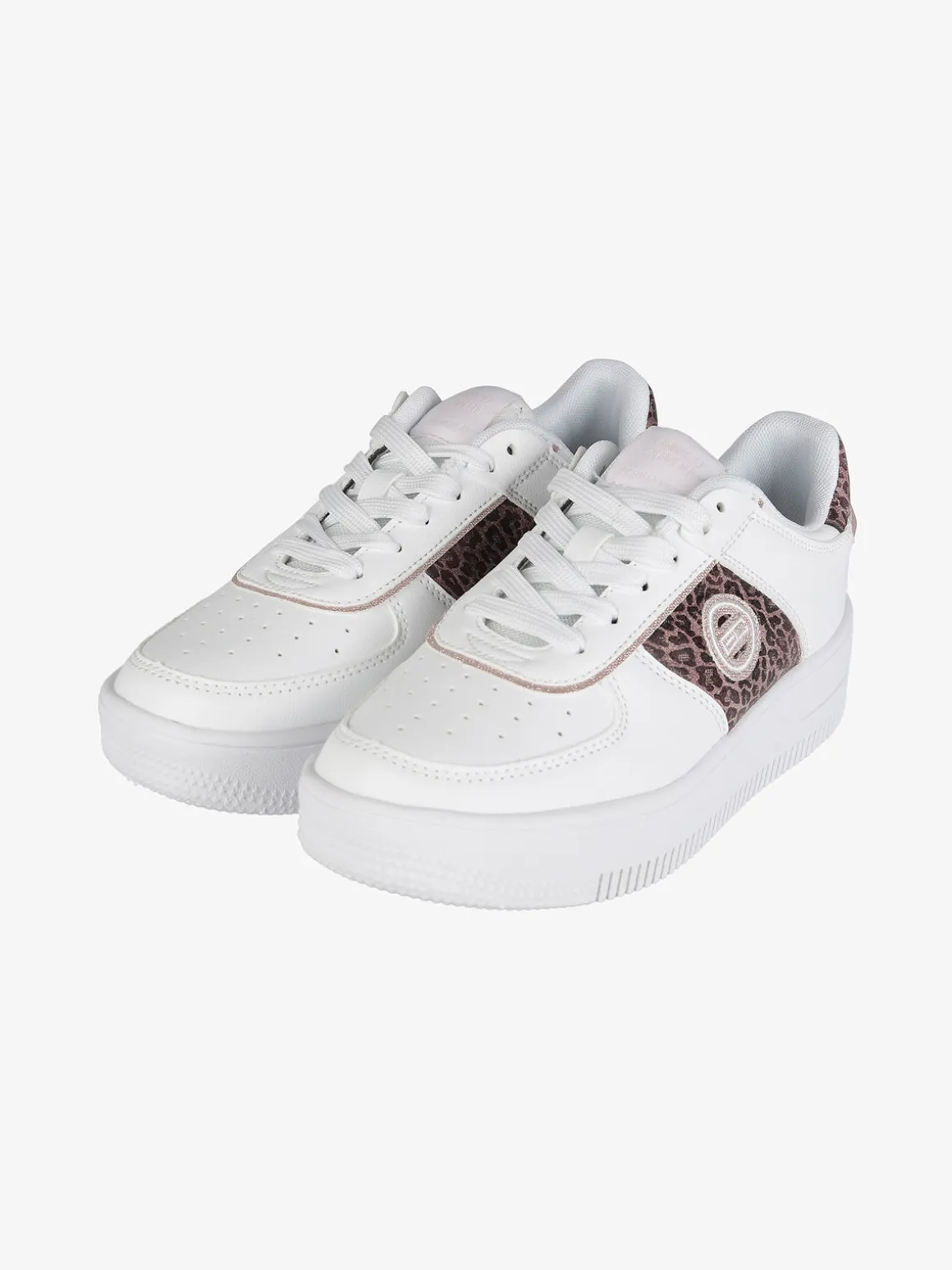 Enrico Coveri Sneakers donna animalier con platform
