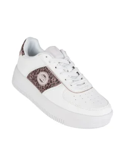 Enrico Coveri Sneakers donna animalier con platform