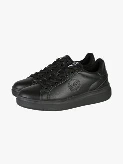 Enrico Coveri Sneakers stringate da uomo con suola alta - nero