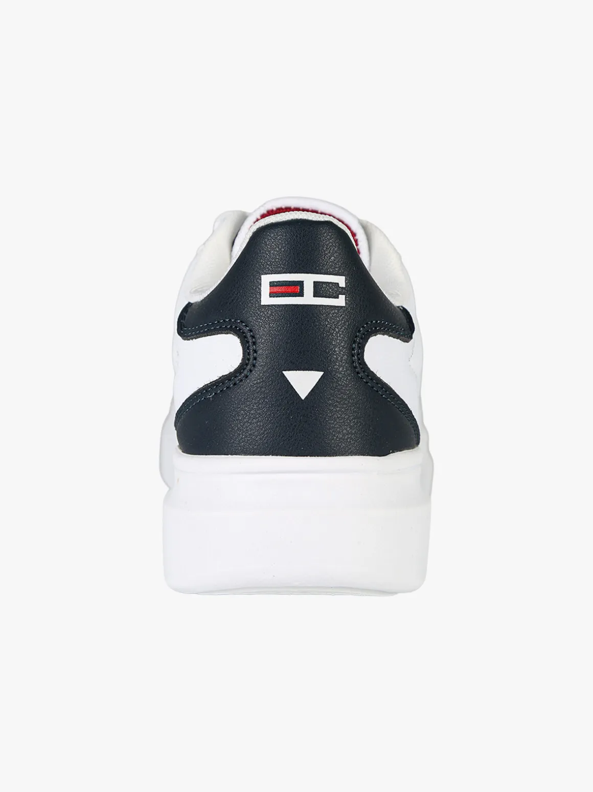 Enrico Coveri Sneakers stringate da uomo con suola alta - bianco