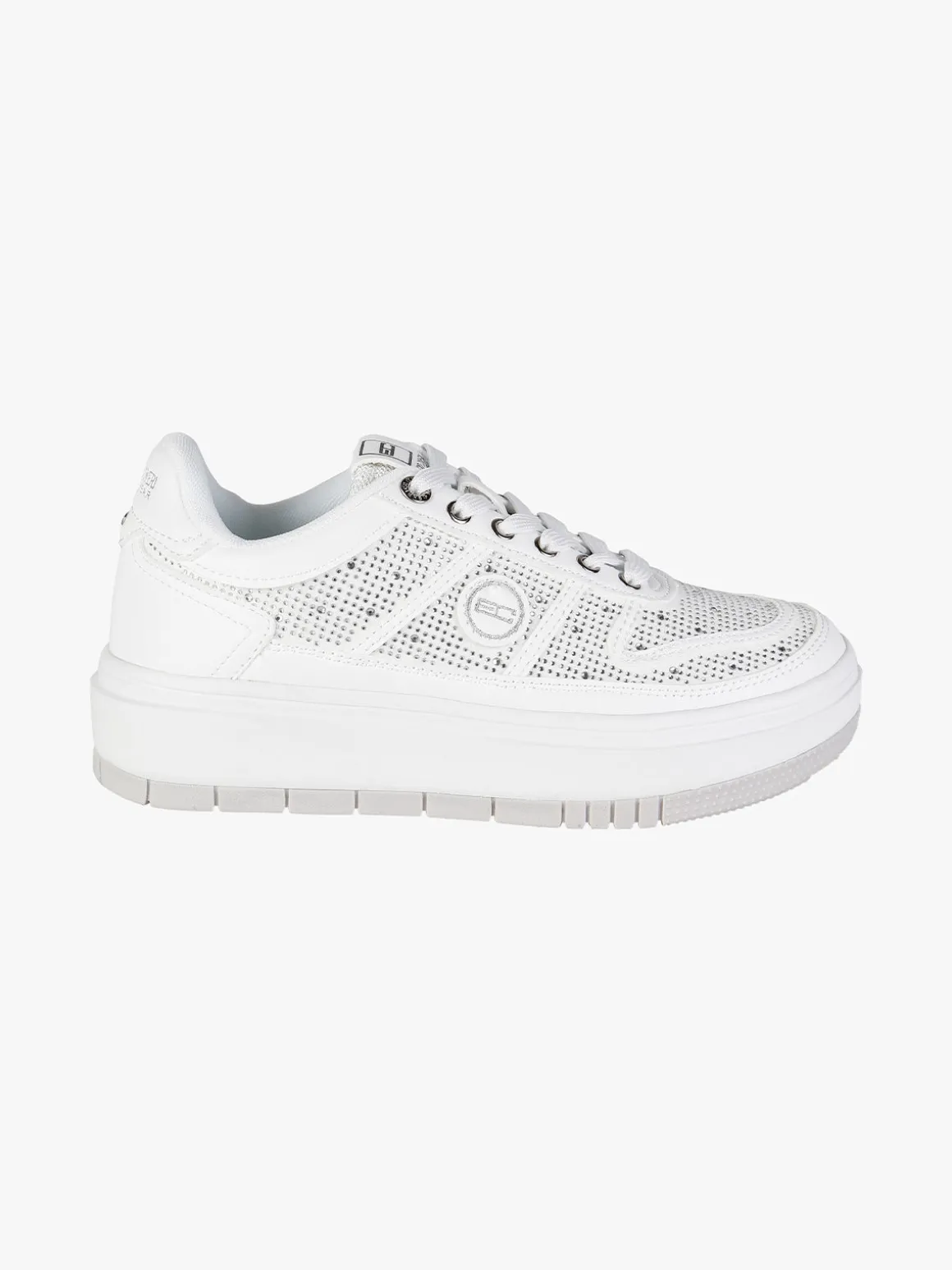 Enrico Coveri Sportswear Sneakers donna con platform e strass
