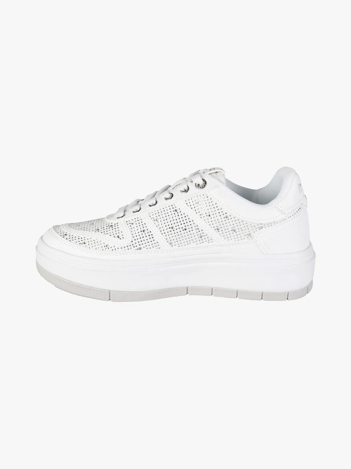 Enrico Coveri Sportswear Sneakers donna con platform e strass