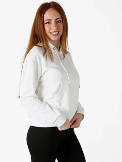 Essenziale Milano Felpa donna con cappuccio - bianco