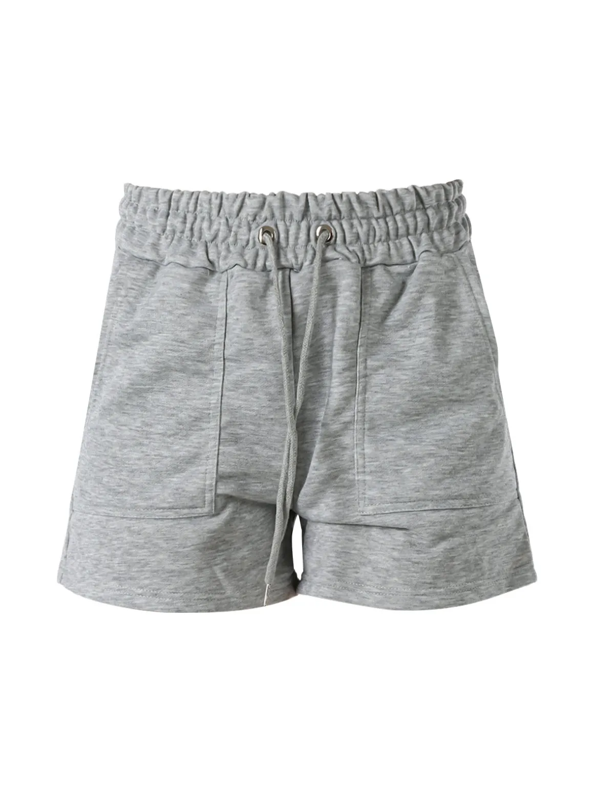 Essenziale Milano Shorts donna sportivi con coulisse - grigio