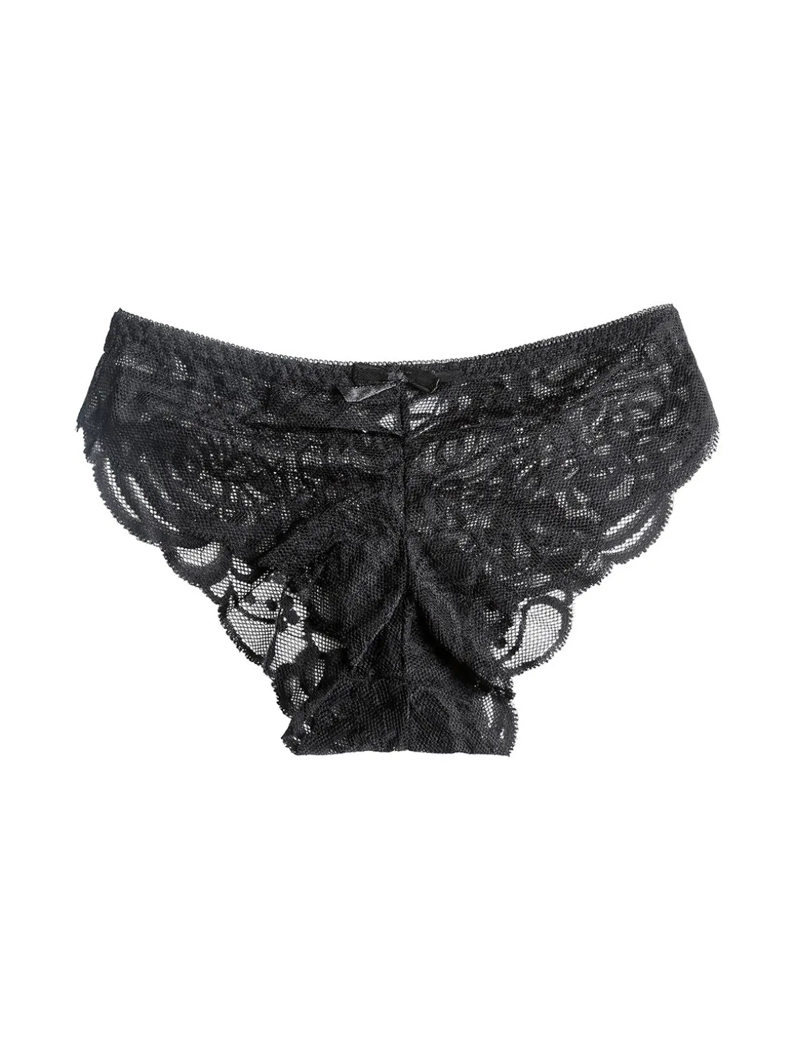 Essenziale Milano Slip donna in pizzo - nero