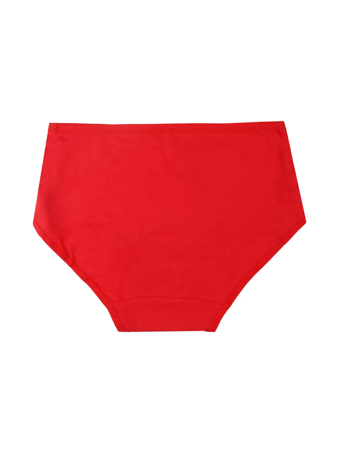 Essenziale Milano Slip maxi da donna in cotone - rosso