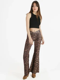 Essenziale Milano Top cropped donna a costine