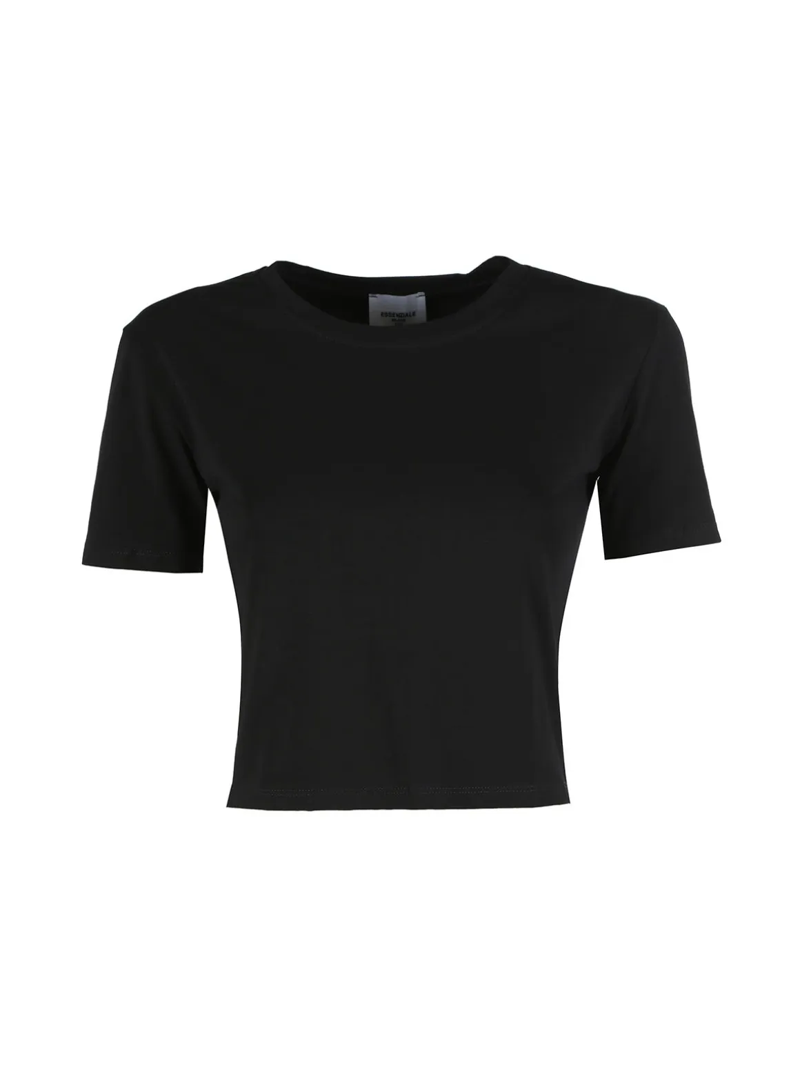 Essenziale Milano T-shirt crop da donna in cotone