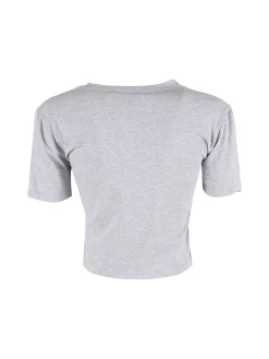 Essenziale Milano T-shirt crop da donna in cotone