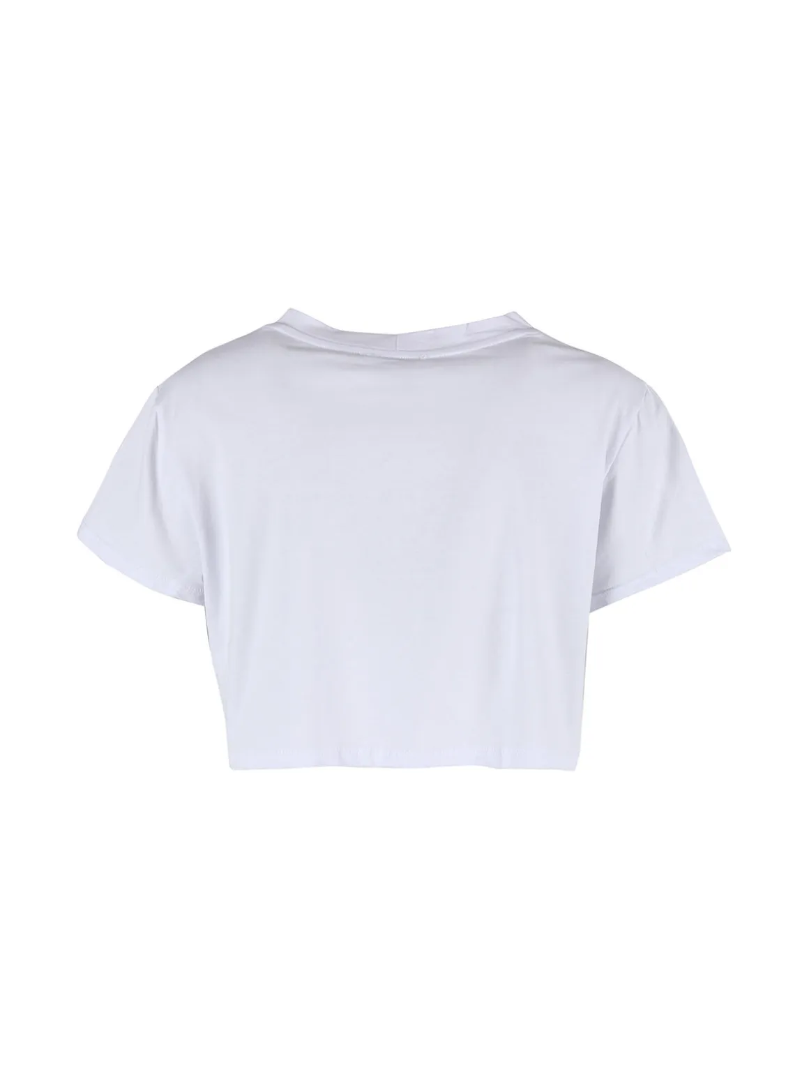 Essenziale Milano T-shirt crop da donna in cotone