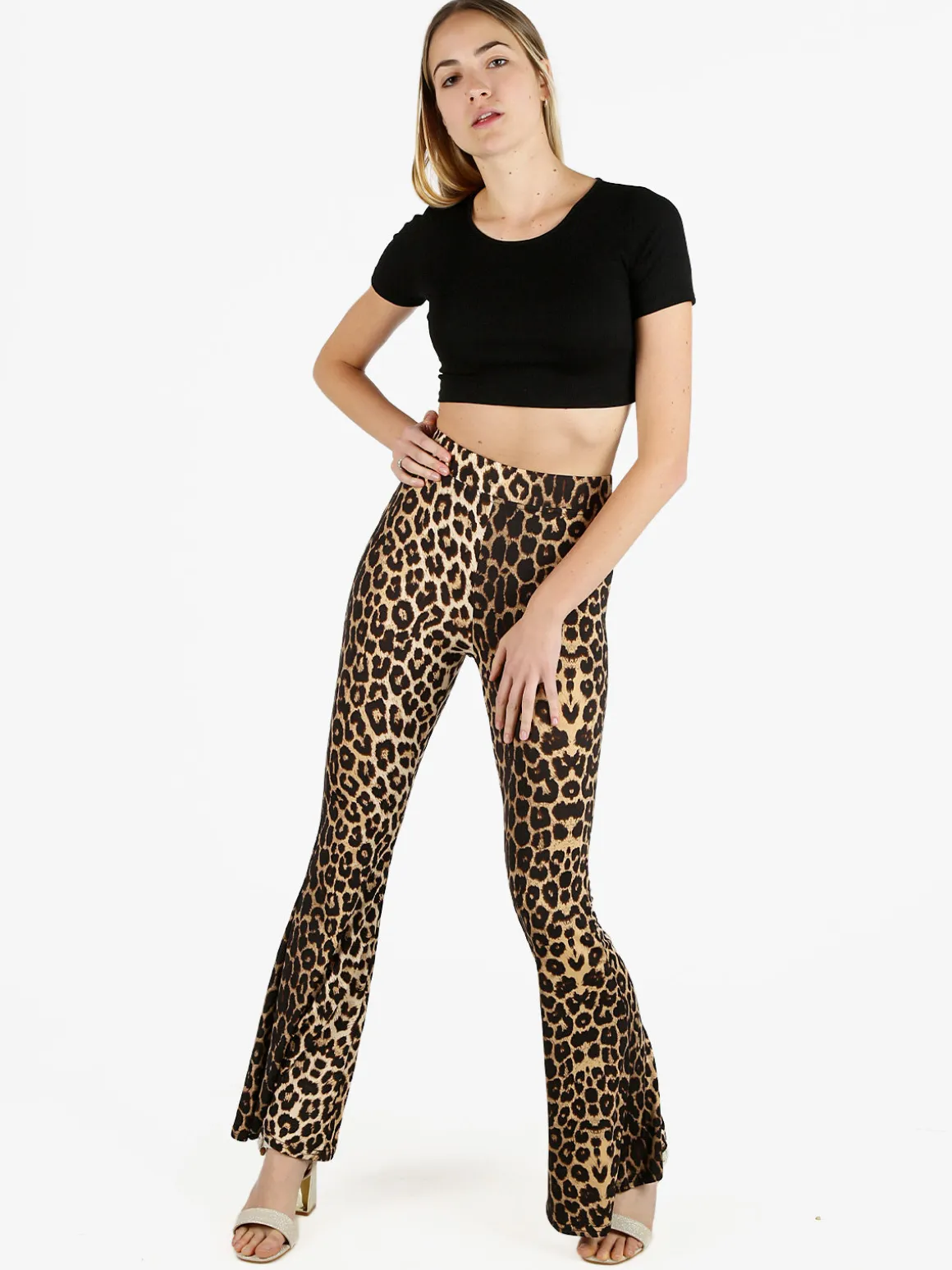 Essenziale Milano T-shirt cropped donna a costine