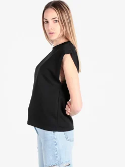 Essenziale Milano T-shirt donna con giromanica ampio