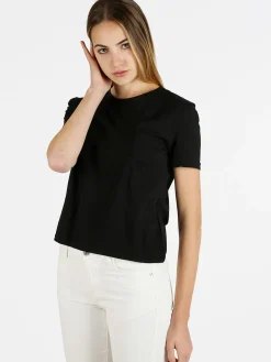 Essenziale Milano T-shirt donna con taschino